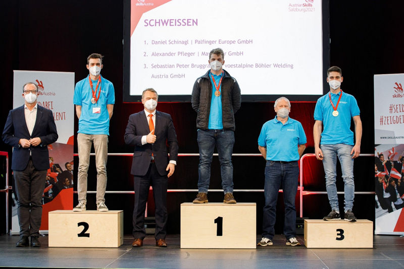 PALFINGER: Lengauer holt Gold bei den AustrianSkills 